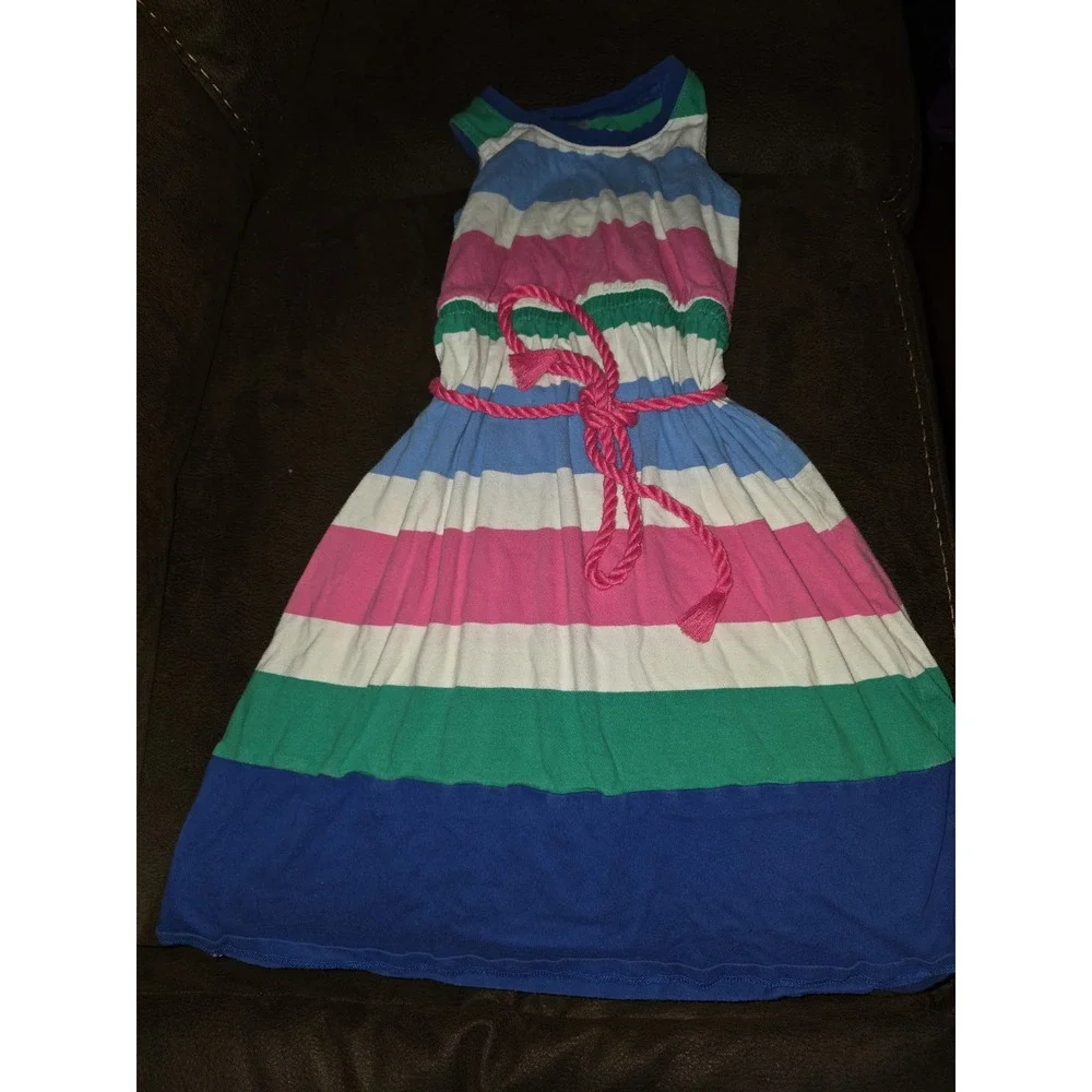 Gymboree stripes and anchors maxi dress size 4